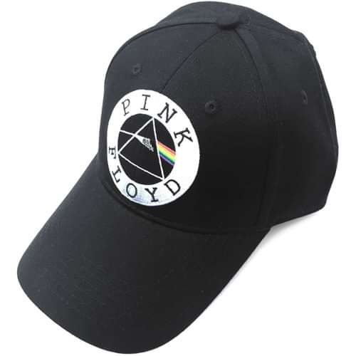 Pink Floyd Embroidered Logo Prism Rainbow Baseball Hat Cap New Official Merch 
