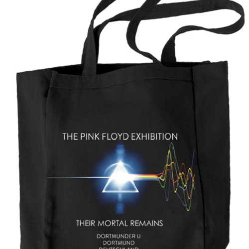 Pink Floyd Dark Side Of The Moon Black Tote Shopping Reusable Green Bag Official 