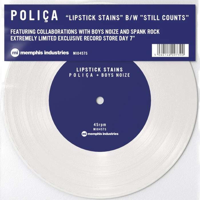 Lipstick Stains / Still Counts 7" - POLIÇA USD