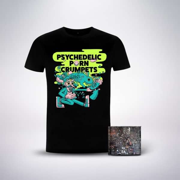 Night Gnomes - CD & T-Shirt Bundle - Psychedelic Porn Crumpets