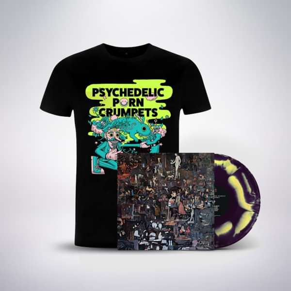 Night Gnomes - Vinyl & T-Shirt Bundle - Psychedelic Porn Crumpets