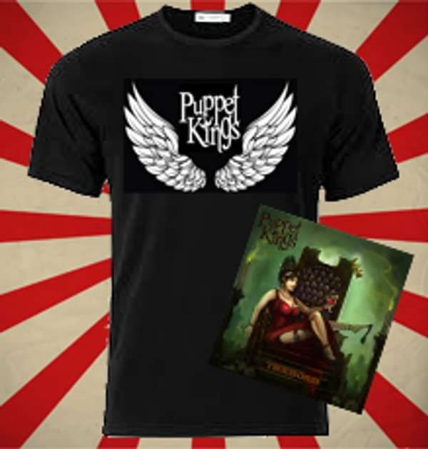 Timebomb CD + T Shirt Bundle (Currently Sold Out) More on the way - Puppet Kings