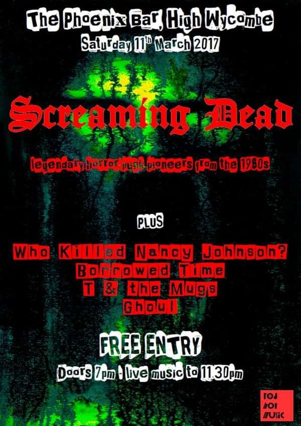 Poster #4 Screaming Dead LIVE 2017 - Red Hot Music