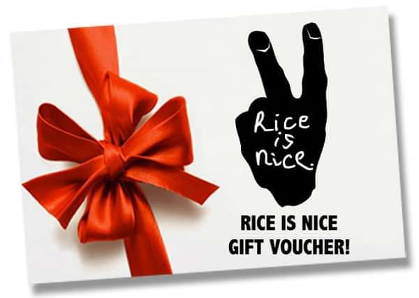 GIFT VOUCHER - Rice Is Nice Records
