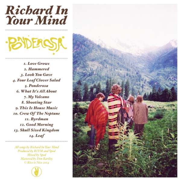 Ponderosa CD - Richard In Your Mind
