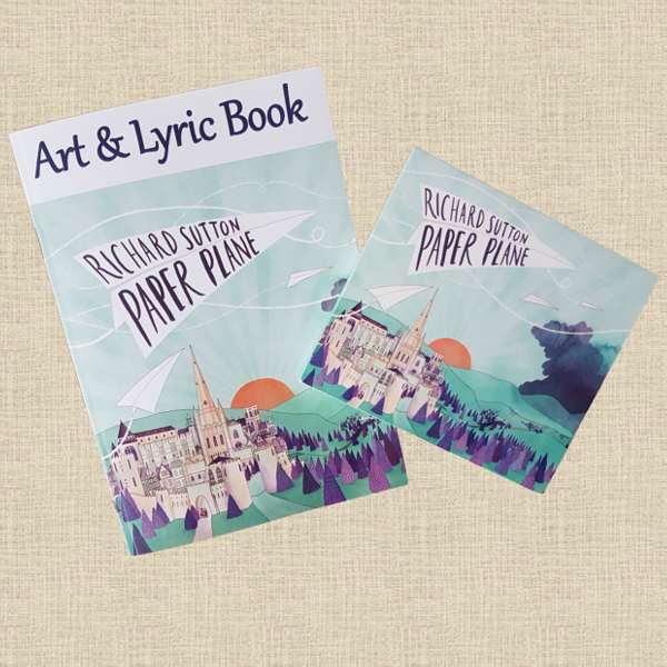 Paper Plane CD + Art & Lyric Book - RICHARD SUTTON