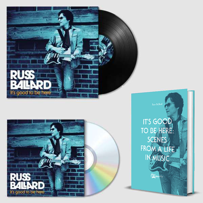 It's Good To Be Here (Signed CD, Signed 12" Vinyl & Signed Hardback Book) - Russ Ballard
