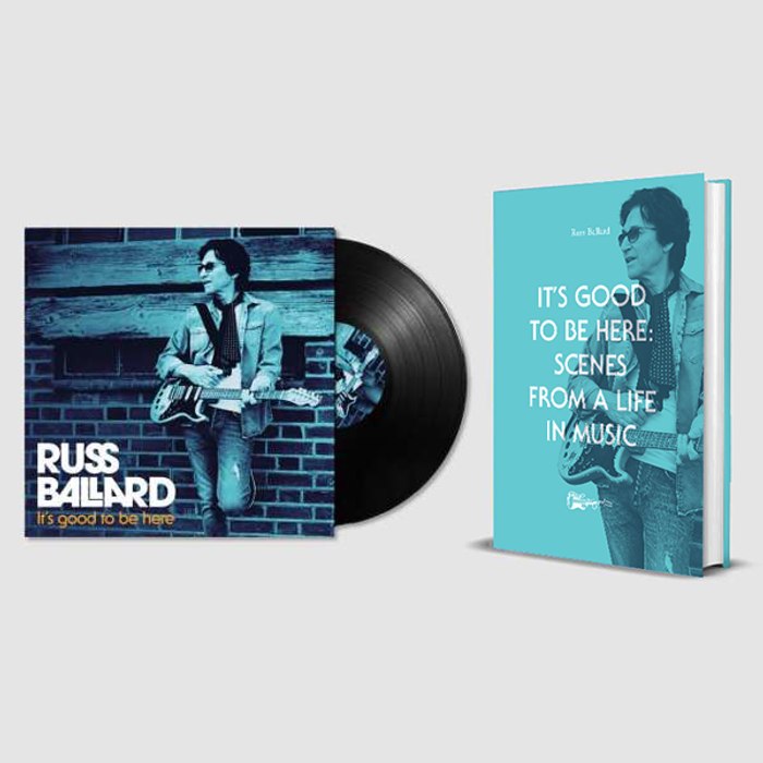 It's Good To Be Here (Signed LP & Signed Hardback Book) - Russ Ballard