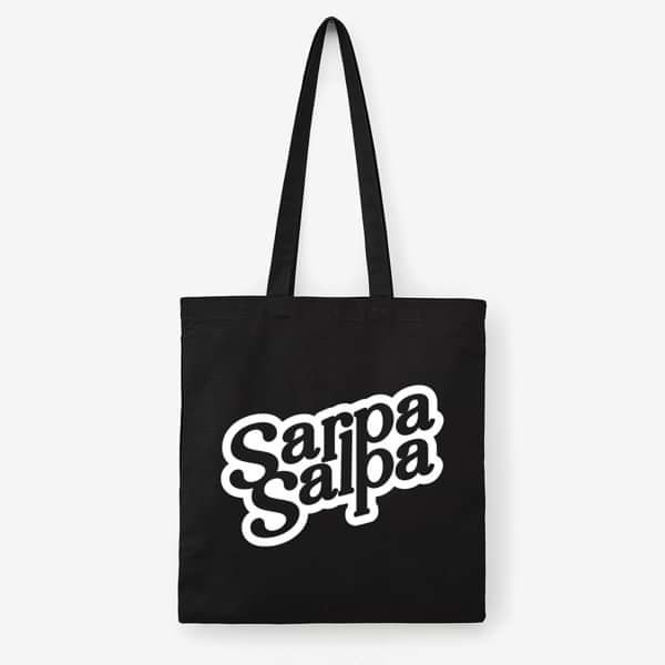 Black Logo Tote Bag - Sarpa Salpa