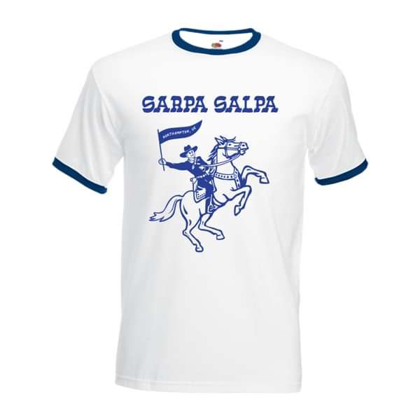 White & Blue Ringer T-Shirt - Sarpa Salpa