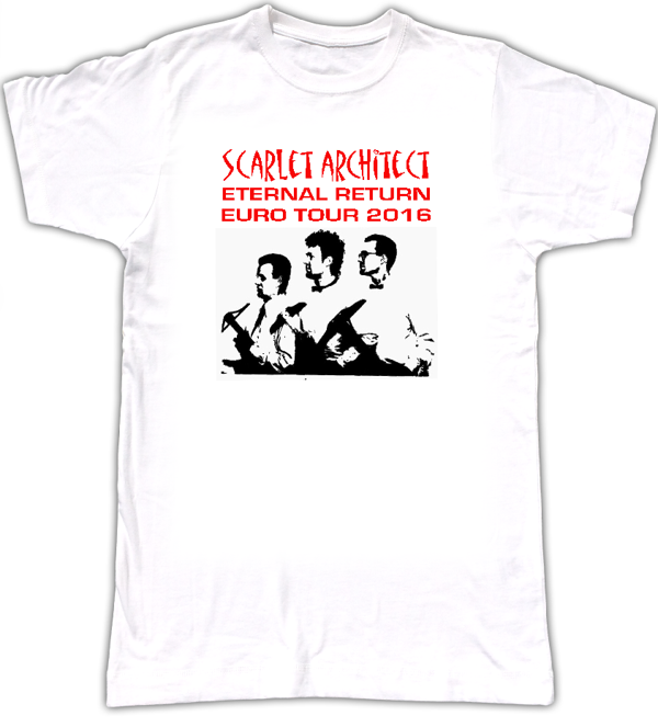 S.A. Eternal Return Euro Tour T Shirt - Scarlet Architect
