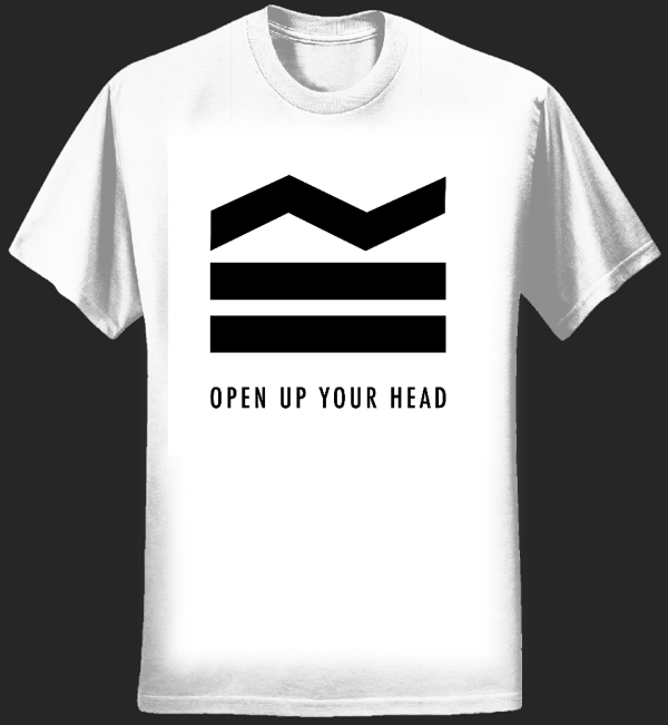 OPEN UP YOUR HEAD WHITE TSHIRT - SEA GIRLS