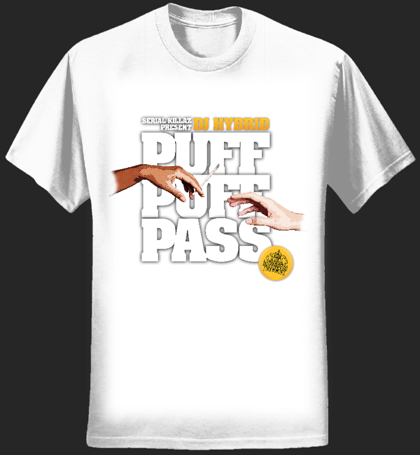 DJ HYBRID - PUFF PUFF PASS T-SHIRT - Serial Killaz