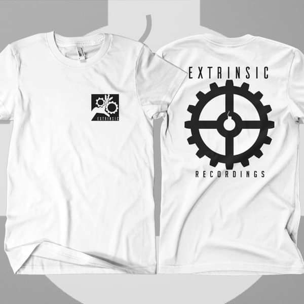 Extrinsic - 'Logo' White T-Shirt - Shane Embury