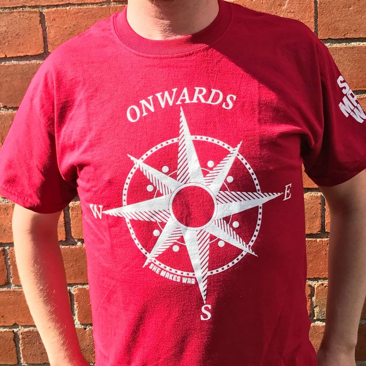 ONWARDS tee - red - She Makes War