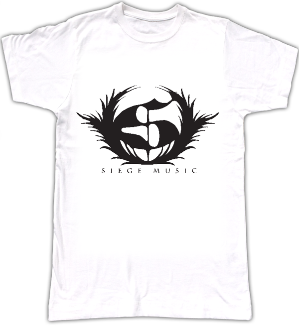 Siege Logo Shirt White - Siege Music