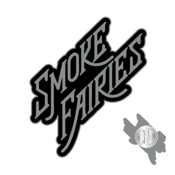 Smoke Fairies - 'Singles' Enamel Pin Badge - Smoke Fairies USD