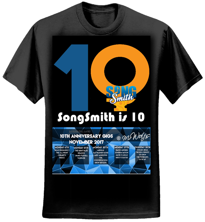 SongSmith is 10 Men's T - SongSmith