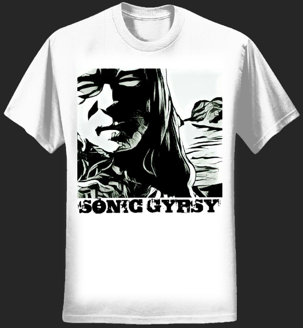 SONIC GYPSY - ROGUE TROOPER T SHIRT - The Sonic Gypsy - Sonic Electric Delta Rock 'n' Roll