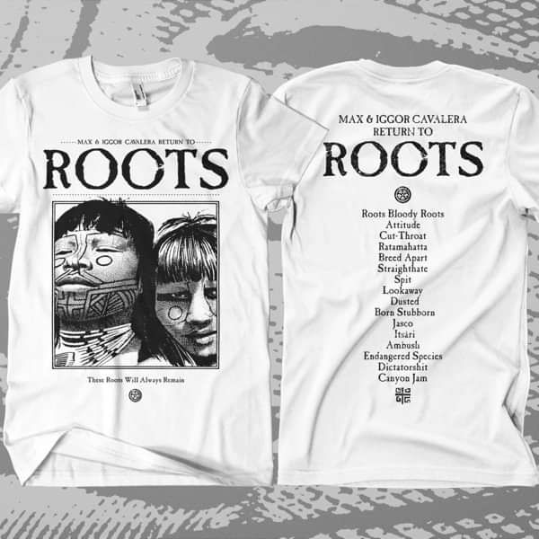Return to Roots - 'Tracks' (White) T-Shirt - Soulfly