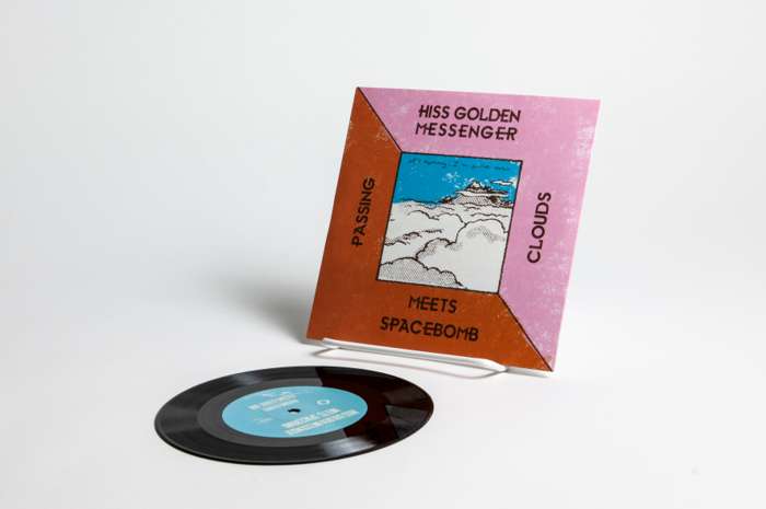 Hiss Golden Messenger Meets Spacebomb – Passing Clouds – 7" Vinyl - Spacebomb Records