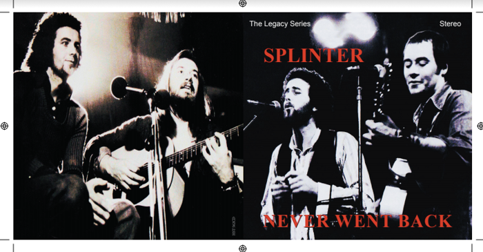 Never Went Back - New CD Album & 16 Page PDF Download - Splinter