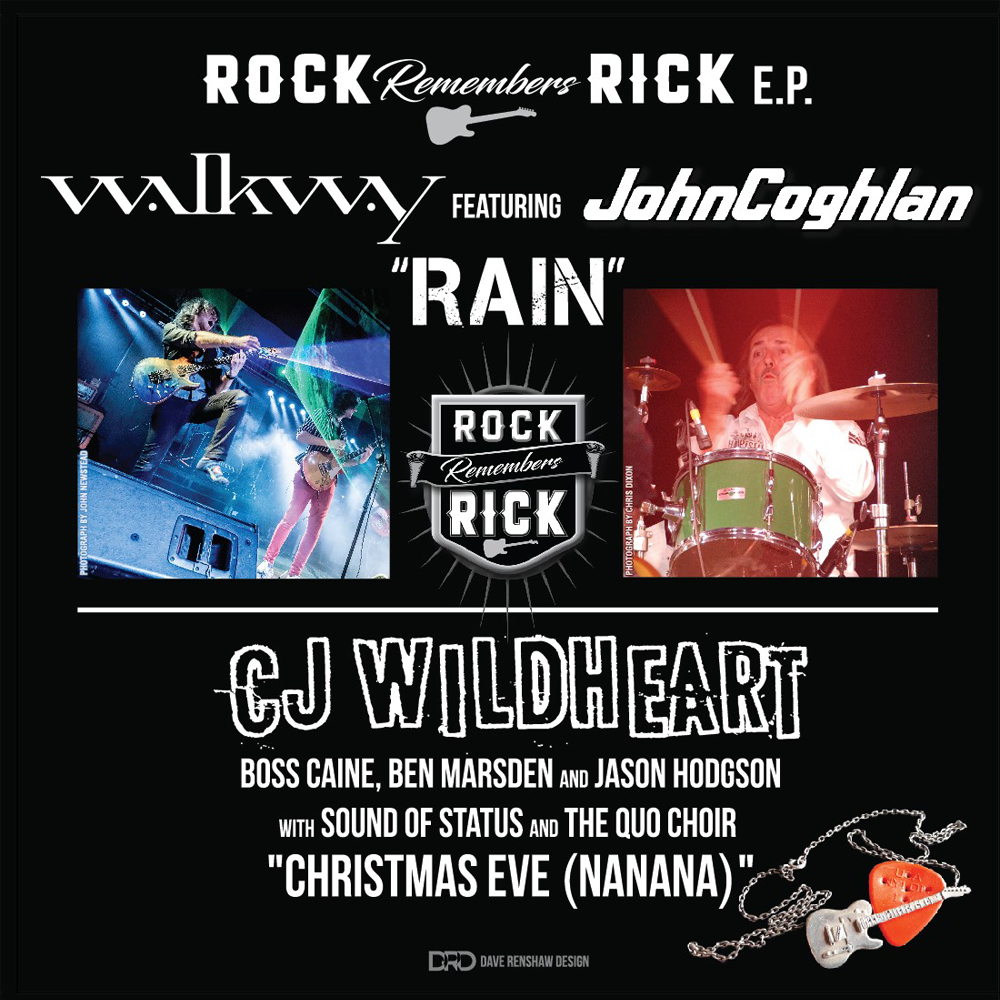 Rock Remembers Rick Parfitt EP - 3-track 7" vinyl - Barrel And Squidger Records