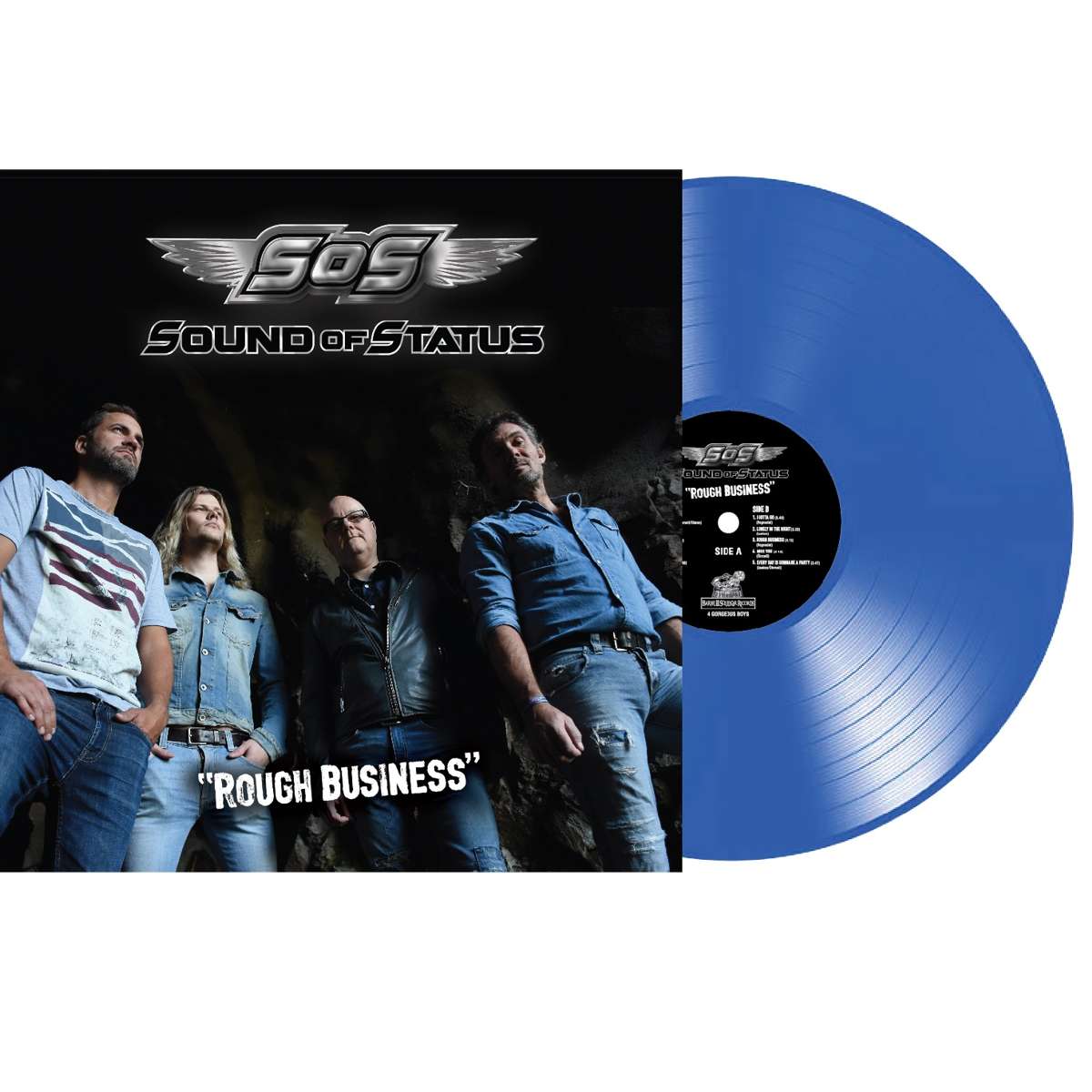 Sound Of Status - Rough Business - BLUE vinyl LP - Barrel And Squidger Records