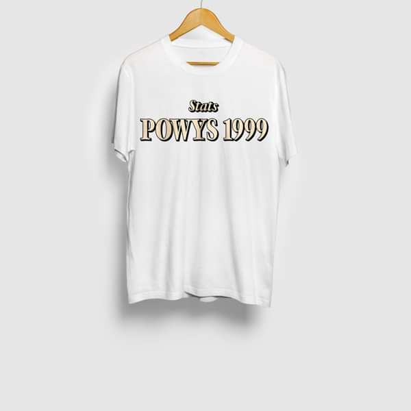 Powys 1999 T-shirt - Stats