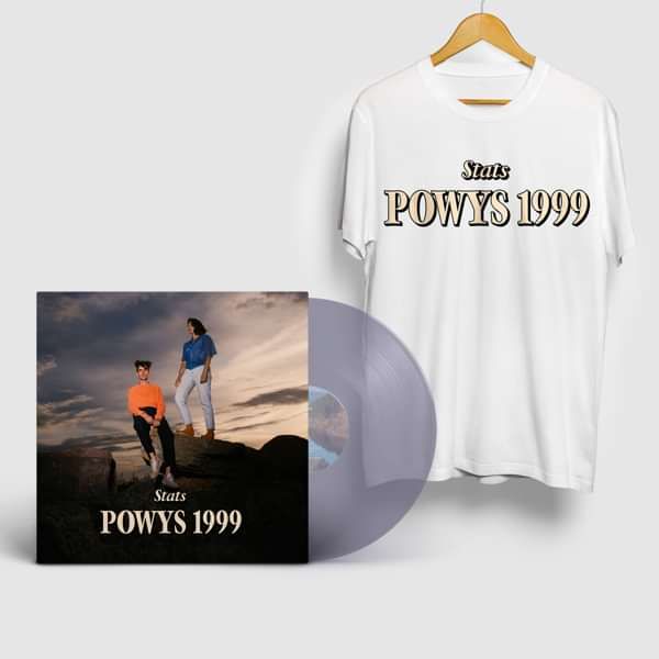 Powys1999 Crystal LP and T-shirt Bundle - Stats