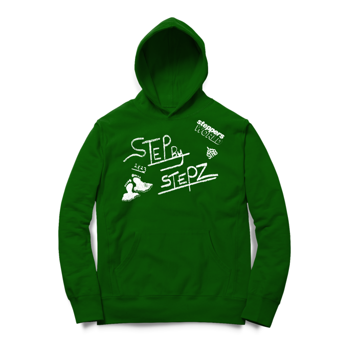 CHALK GREEN HOODIE - Stepping