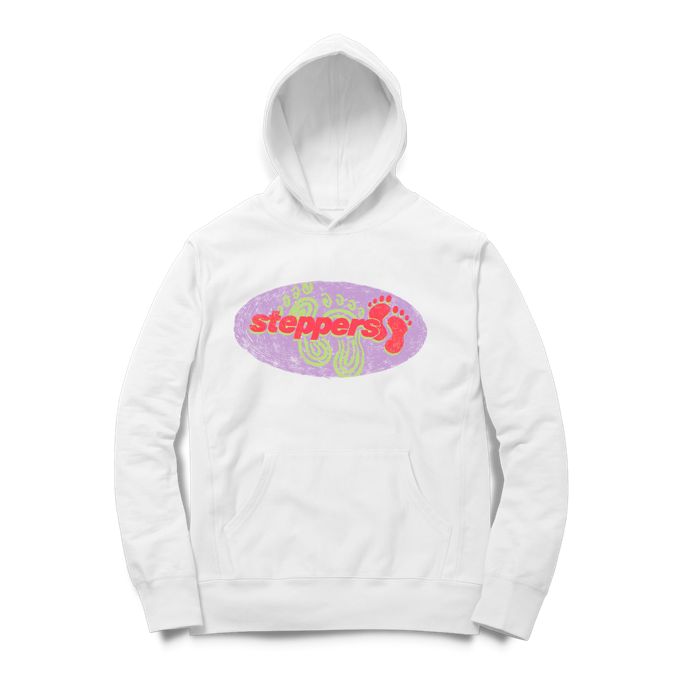 Y2K WHITE HOODIE - Stepping