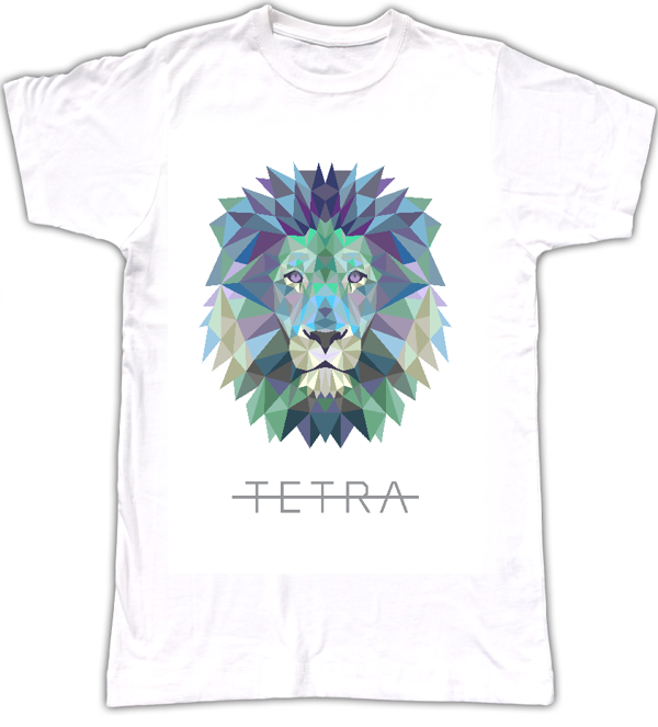 MENS LION T-SHIRT - Tetra