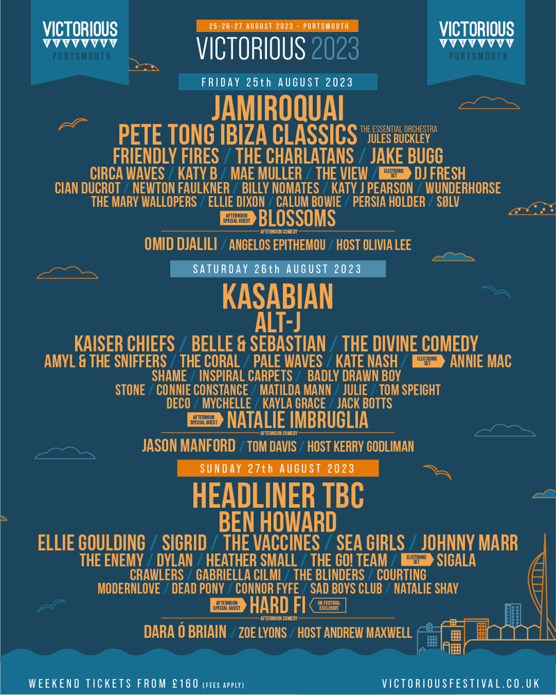 Victorious Festival at Portsmouth, Victorious Festival on 25 Aug 2023