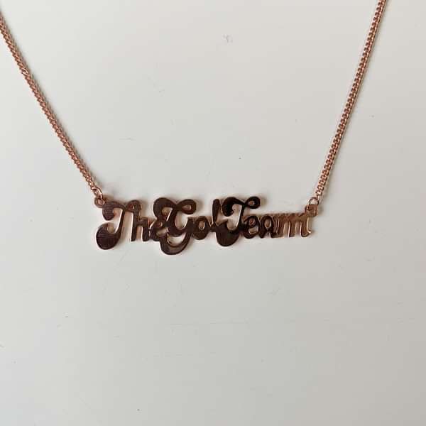 Rose Gold Necklace - The Go! Team US