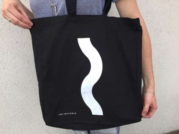 Black tote with logo - The Invisible