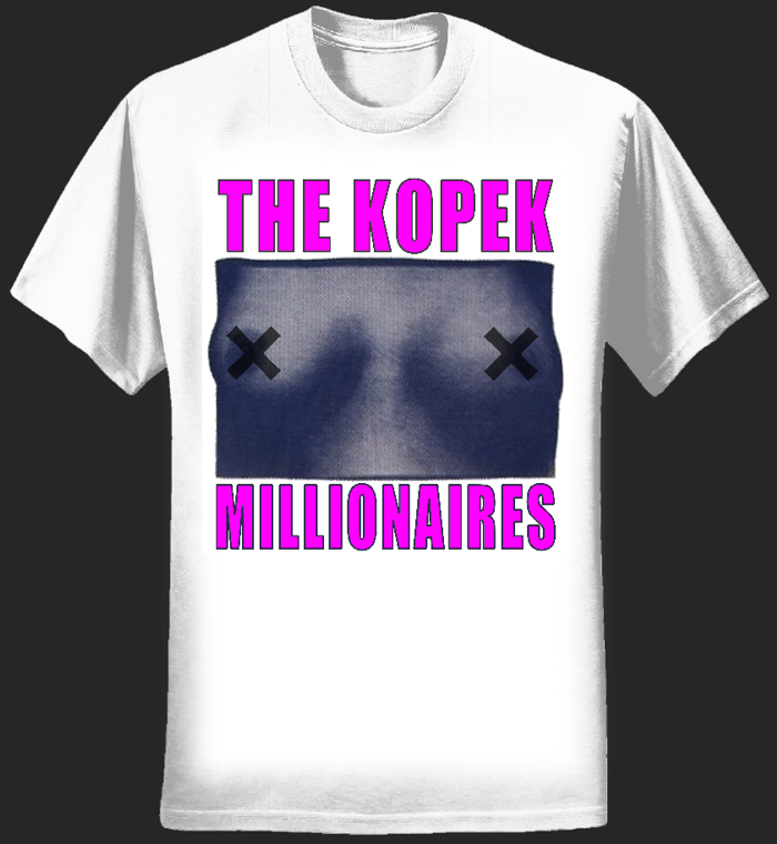 Limited Edition Web ONLY "Censored" T Shirt - THE KOPEK MILLIONAIRES