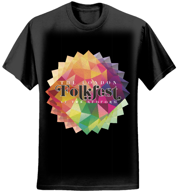 The London Folkfest T-shirt Black - The London Folkfest