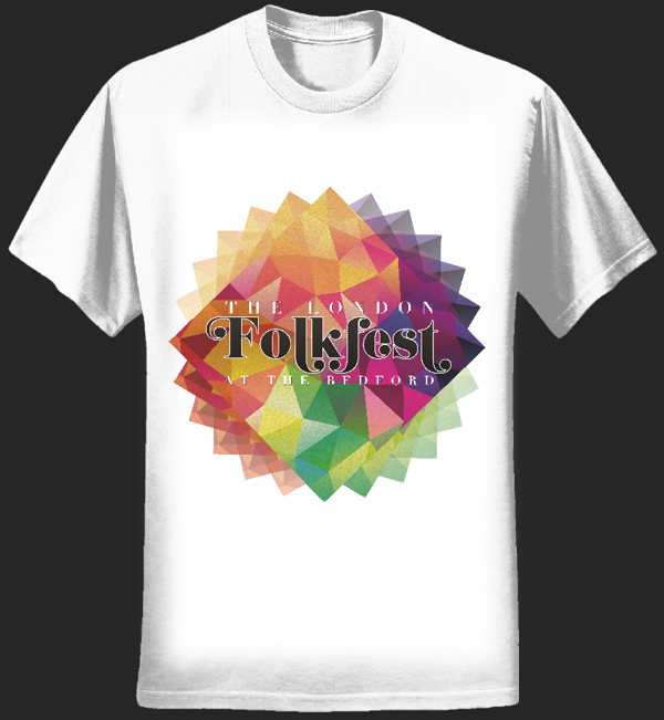 The London Folkfest T-shirt - White - The London Folkfest