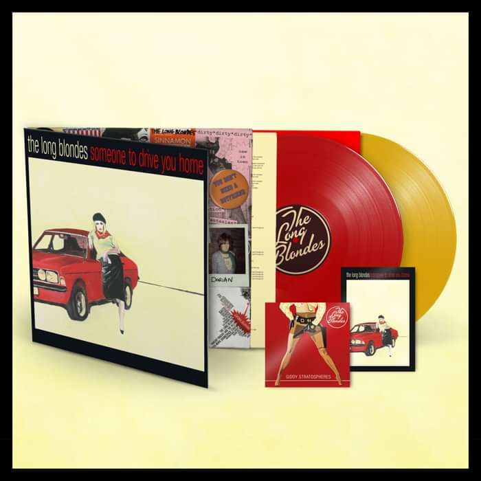 The Long Blondes - ‘Someone To Drive You Home’ 15th Anniversary Reissue + Postcard + Sticker - The Long Blondes