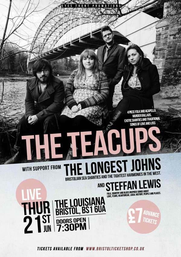 The Teacups At The Louisiana Bristol On 21 Jun 2018