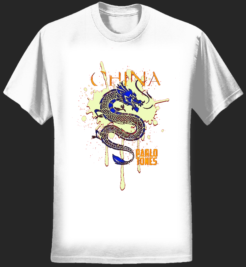 BLUE DRAGON - MENS WHITE - The Parlotones