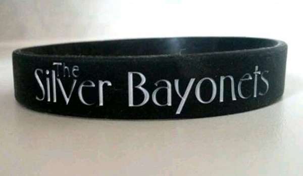 x3 WRISTBANDS - The Silver Bayonets