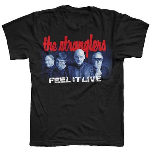 Feel It Live Band Headshot T-Shirt - The Stranglers