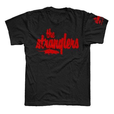 Ruby Classic Rat Logo T-Shirt (With Sleeve Print) - The Stranglers