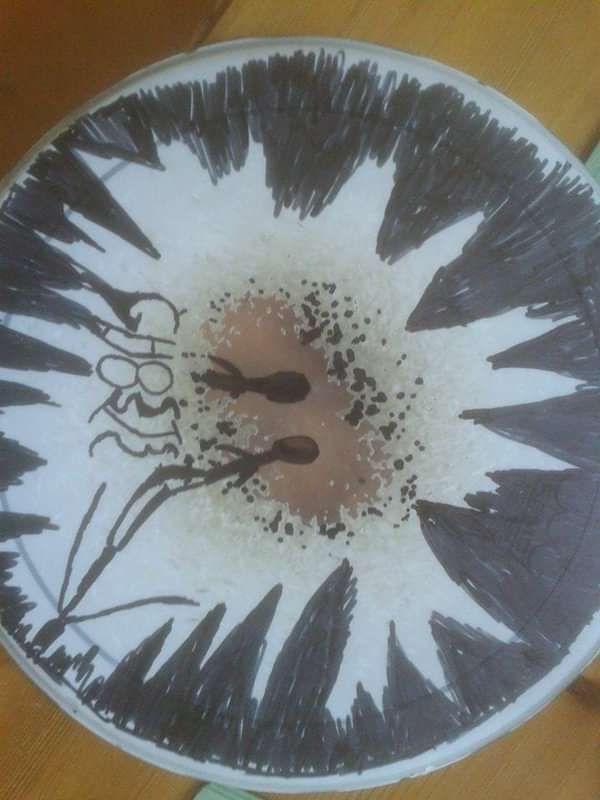 Rhyd's Doodled Drum Head (Signed) - The Undivided