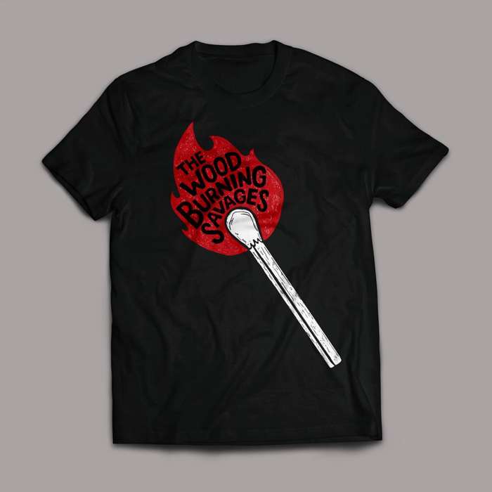 TWBS Matchstick Tee - The Wood Burning Savages
