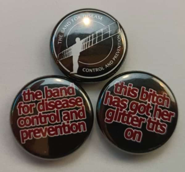 Button Badge Set - The Band for Disease Control and Prevention