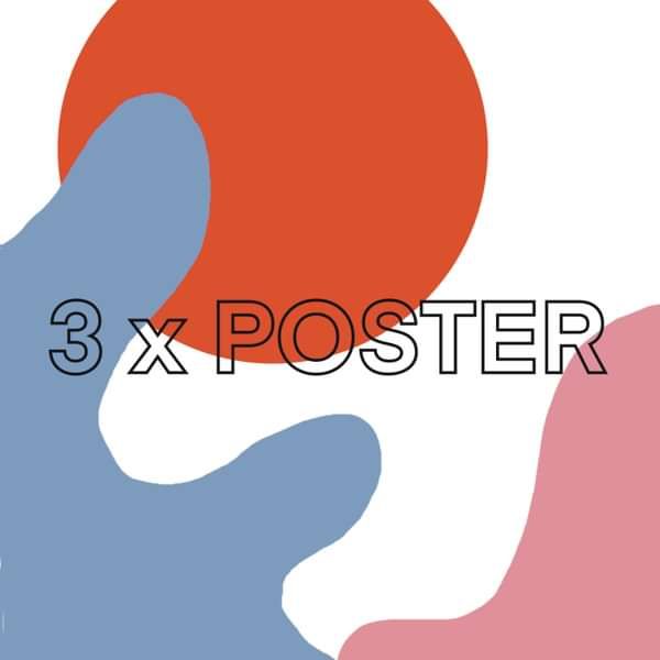 Bundle: 3 x Art Print Poster - THE DEEP BLUE