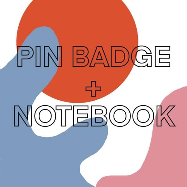 Bundle: Pin Badge + Notebook - THE DEEP BLUE